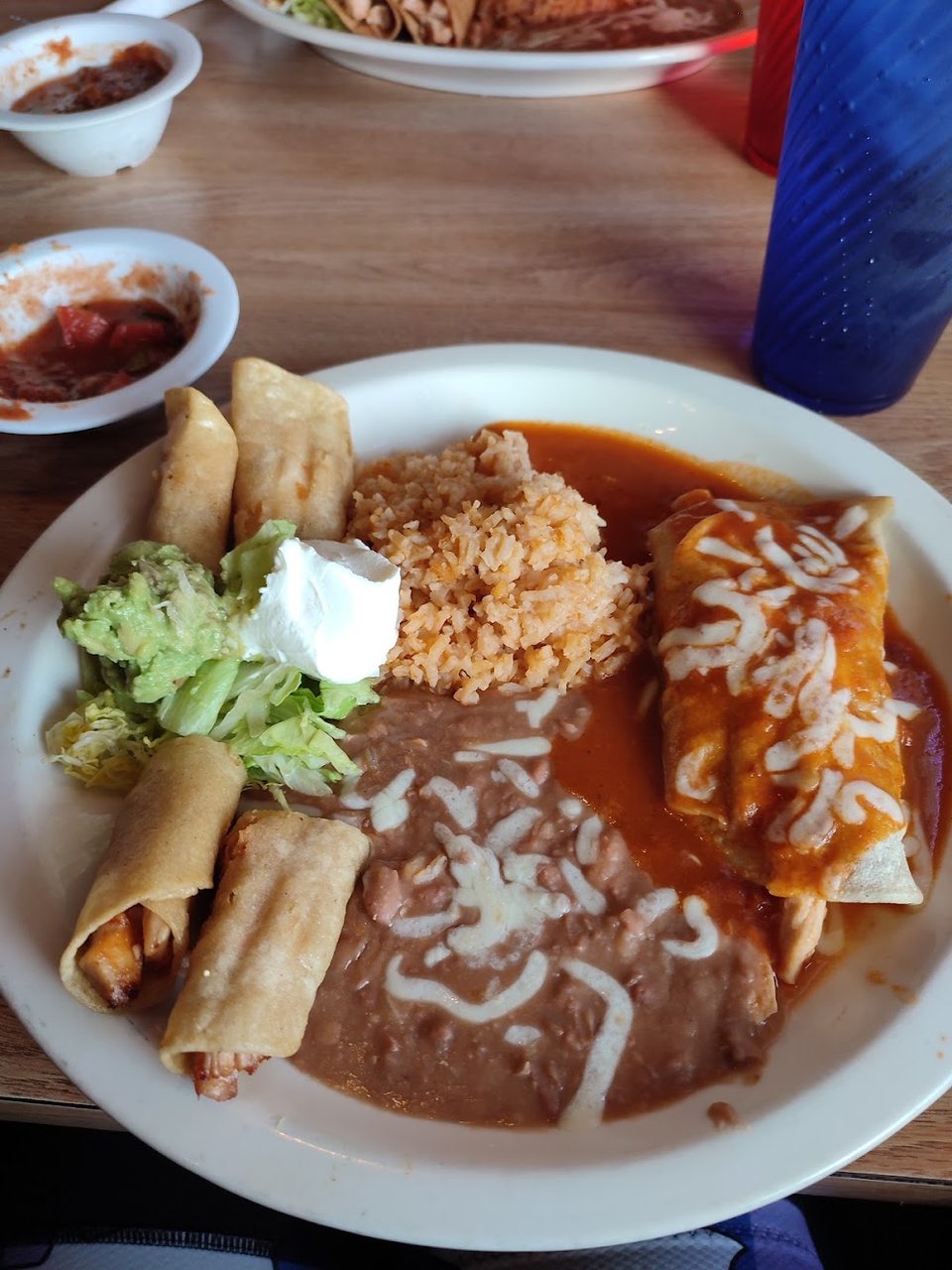 Specialty dishes listed on a restaurant menu